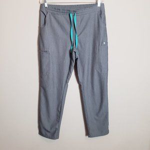 Figs Graphite Yola Skinny Straight Leg Scrub Pants Medium